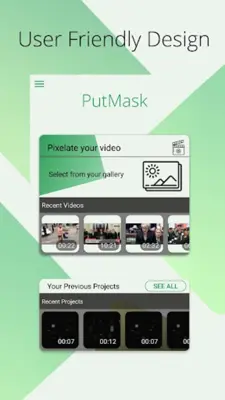 PutMask - Hide Faces In Videos android App screenshot 3